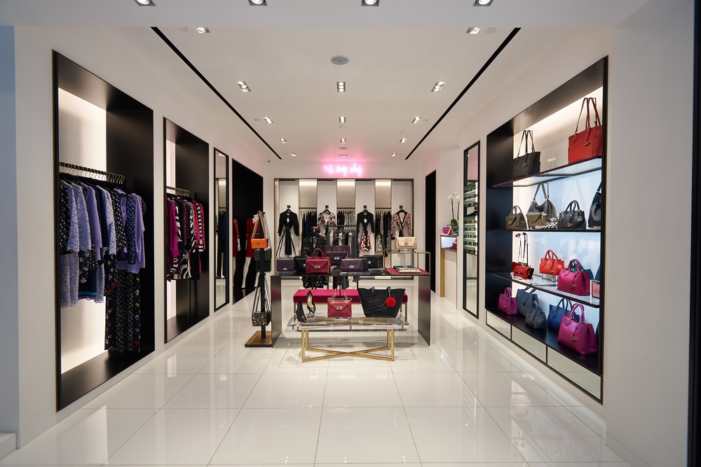 Apparel stores often use loop store layouts