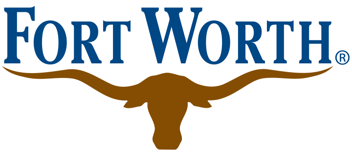 Fort Worth logo with longhorn graphic.