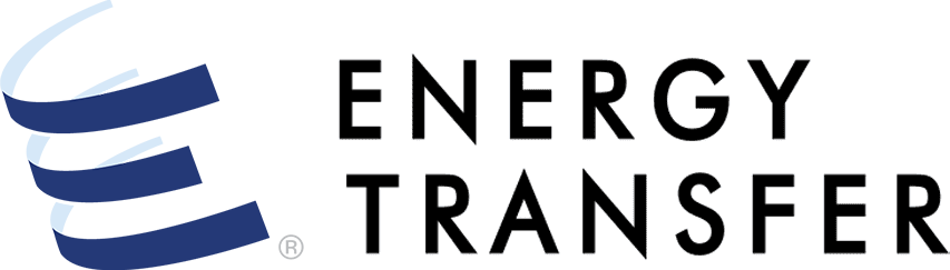 Energy Transfer logo with abstract design.