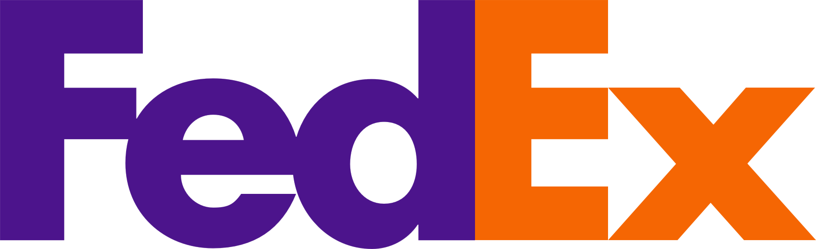 Purple and orange vertically divided color blocks